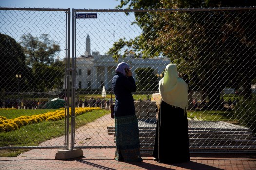 Activists Hold March And Rally Protesting Trump Administration Travel Ban