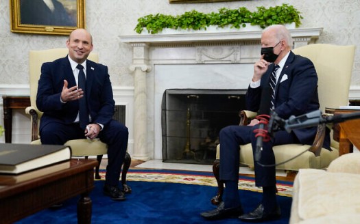 Naftali Bennett, Joe Biden